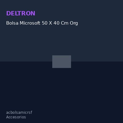 Bolsa Microsoft 50 X 40 Cm Org