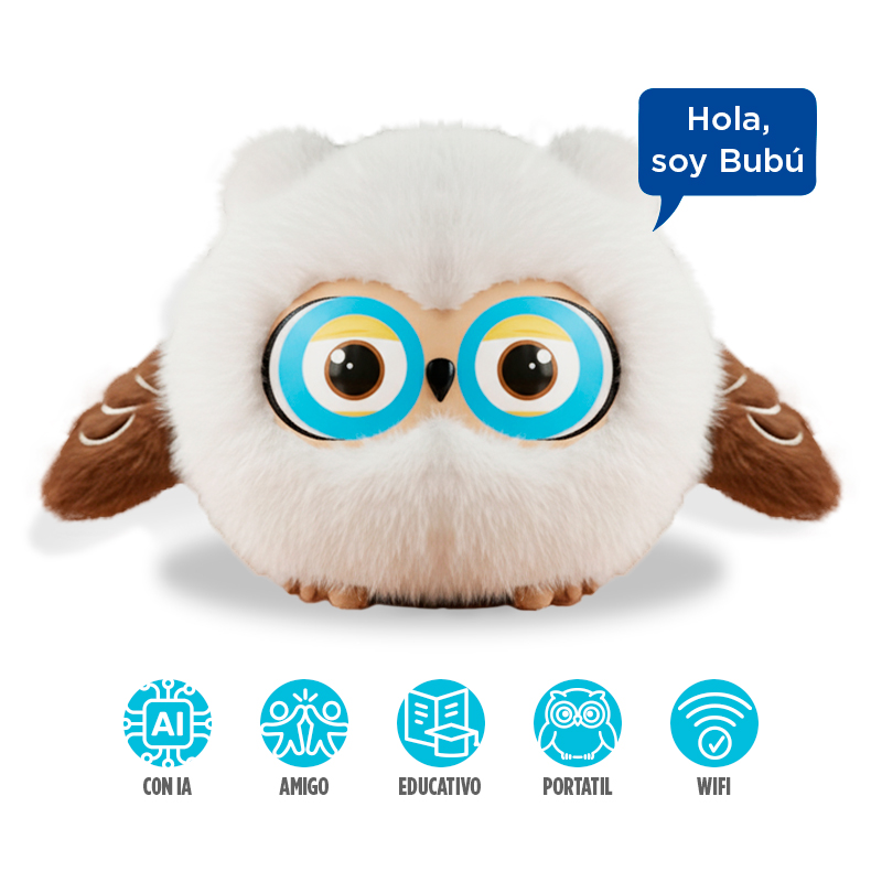 Juguete Interactivo Con Ia Bubú El Búho Chatgpt 4O, App Tuya Smart, 1200Mah, Felpa @@