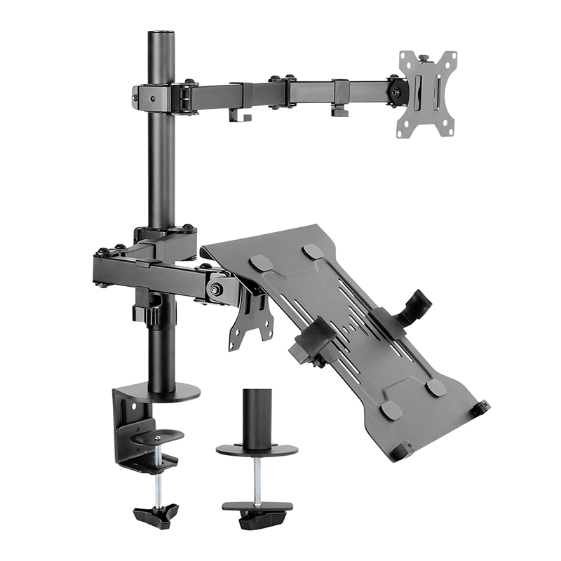 Soporte De Escritorio Para Monitor + Laptop, O 2 Monitores Speaka Professional Sp-Mm-