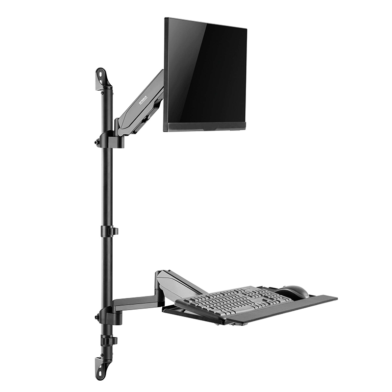 Soporte De Pared + Bandeja Para Teclado Para Monitor Speaka Professional Sp-Mm-710 @@