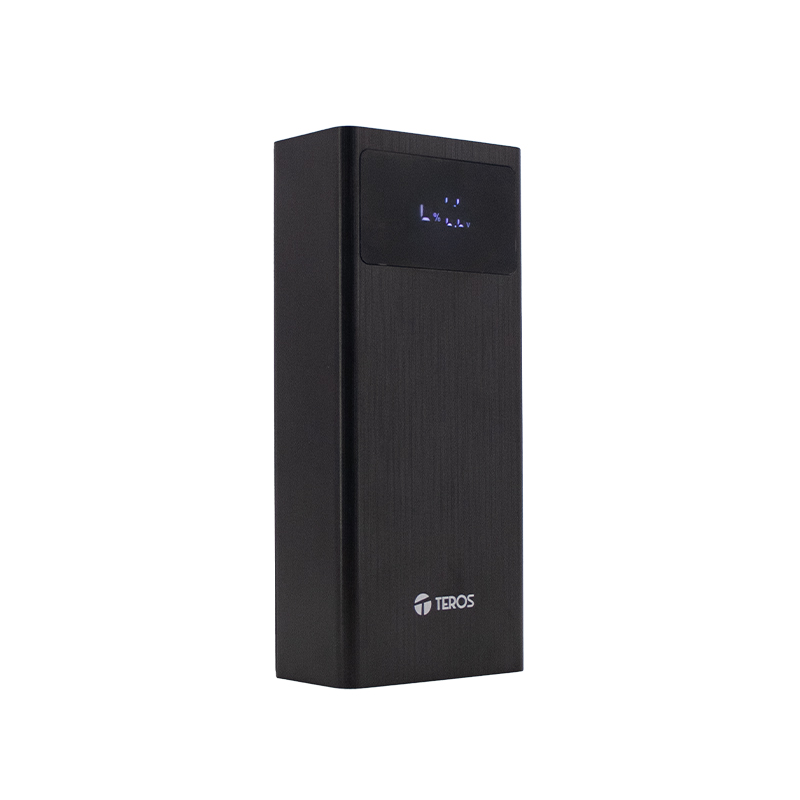 Powerbank Teros Te-7059N, 30000Mah, Usb-A, Usb-C,Negromantén Tus Dispositivos Si