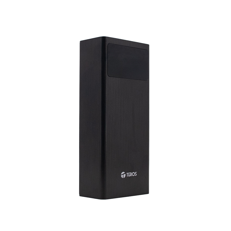 Powerbank Teros Te-7059N, 30000Mah, Usb-A, Usb-C,Negromantén Tus Dispositivos Si