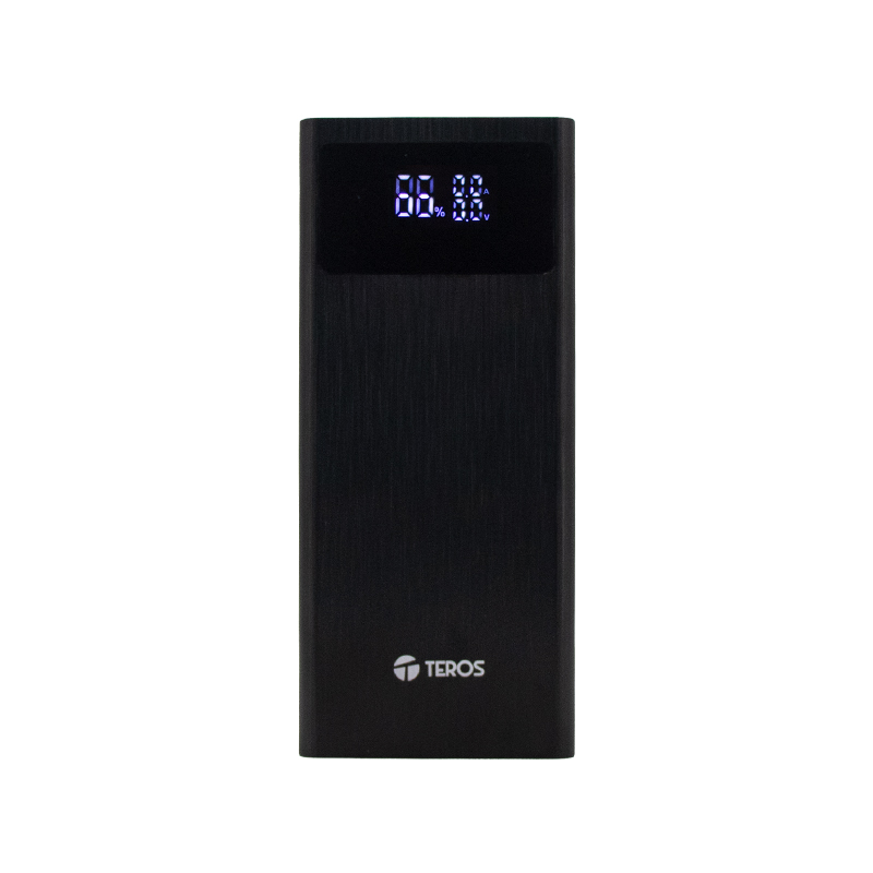 Powerbank Teros Te-7059N, 30000Mah, Usb-A, Usb-C,Negromantén Tus Dispositivos Si
