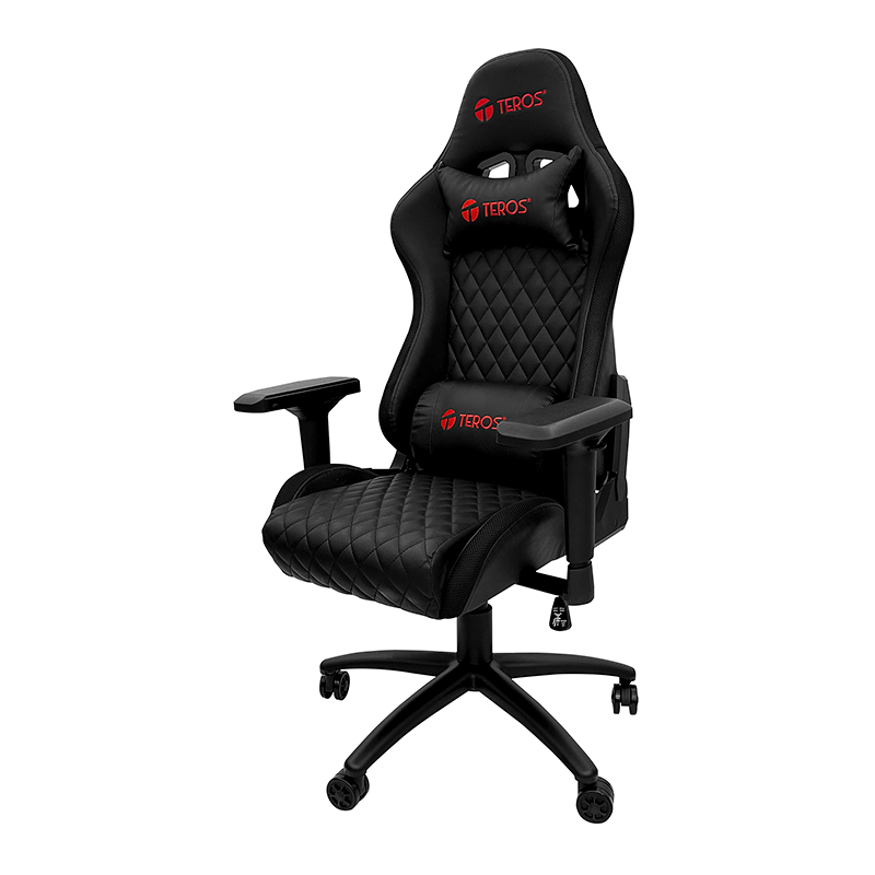 Silla Gamer Teros Te-8121N, Negrola Silla Gamer Teros Te-8121N Combina Comodidad
