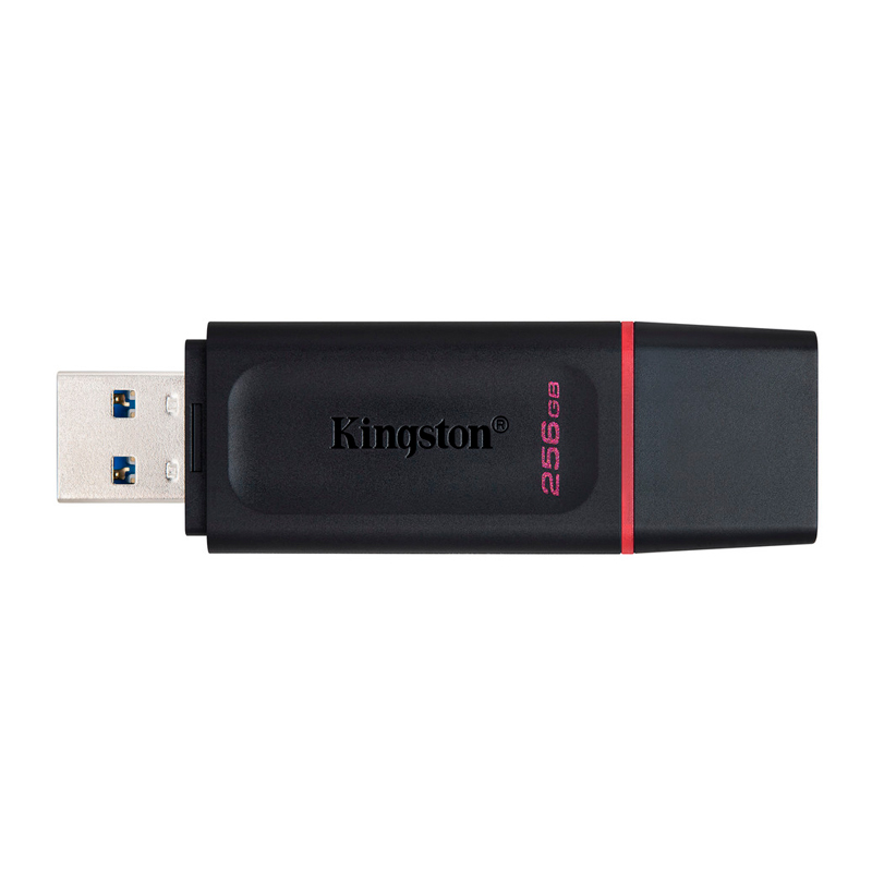 Memoria Flash USB Kingston Datatraveler Exodia 256Gb, USB 3.2 Gen 1, Color Rojo.
