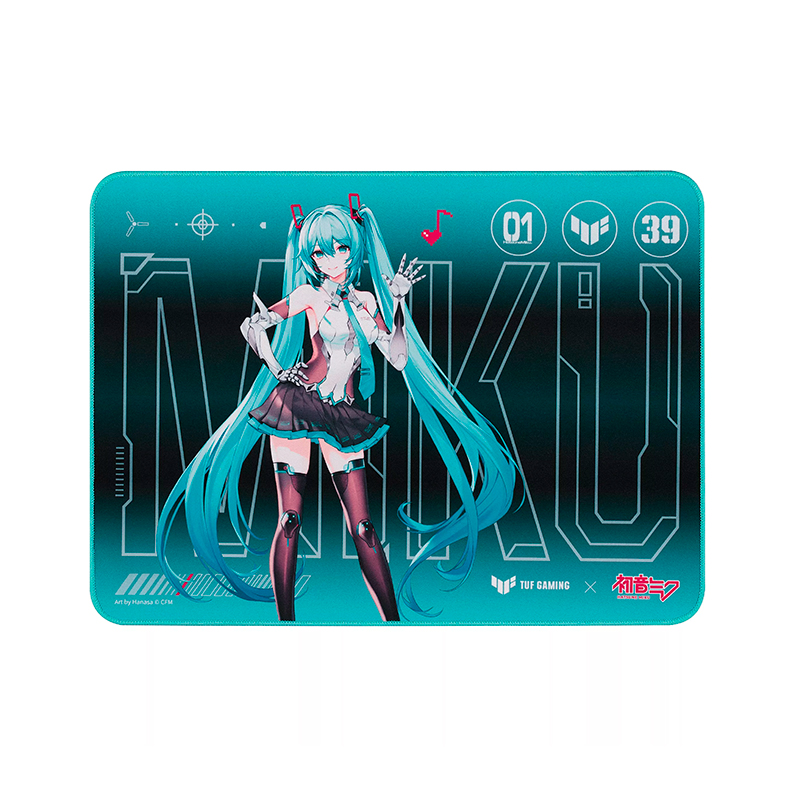 Mousepad Asus Tuf Gaming P1 Hatsune Miku Edition 90Mp04C0-Bpaa00Desliza Con Prec
