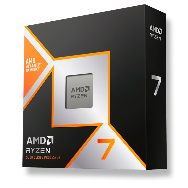 Procesador AMD Ryzen 7 9800X3D, 4.7Ghz, 96MB L3, 8 Core, Am5, 4Nm, 120W.integra
