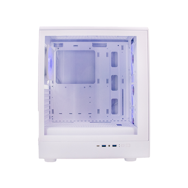 Case Sin Fuente Gamer Teros Te-1329G, Itx, M-Atx,Atx, 3.5 Y 2.5, Blancoarma Tu