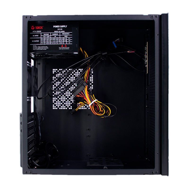 Case Teros Te-1036S, Factor De Forma Atx, 250 W, USB 3.0 / 2.0, Audio, Negro.el