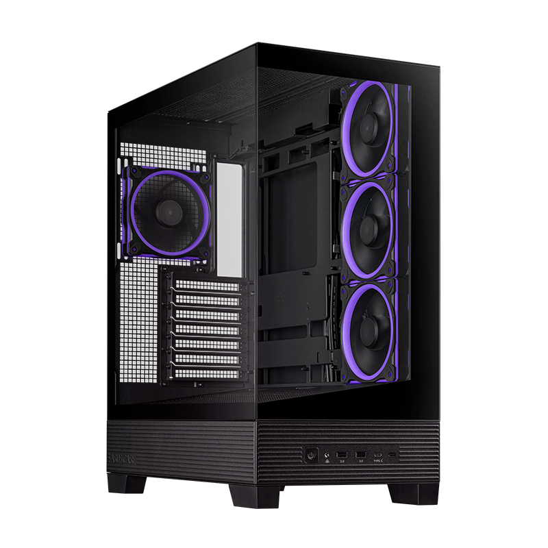 Case Asus A31 Plus Case Blackmotherboard - Factor De Forma Soportados: Mini-Itx,