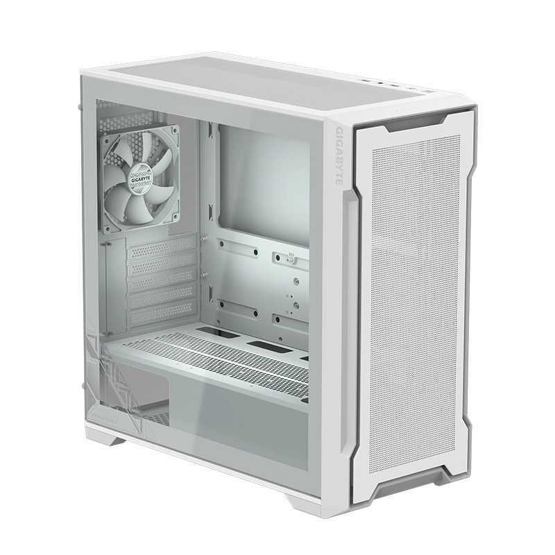 Case Gigabyte C102 Glass Ice, Mid Towerpuertos: 2 X USB 3.2 Gen 1 Type-A / Com
