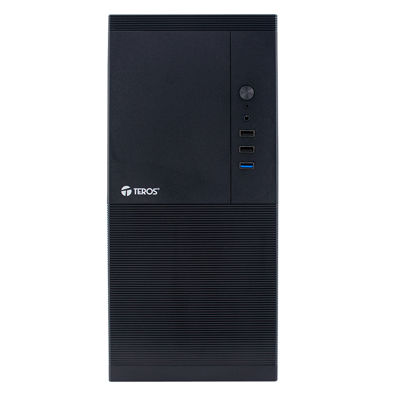 Case Teros Te-1033S, Mini Tower Atx, 250 W, USB 3.0 / 2.0, Audio Hd, Negropresen