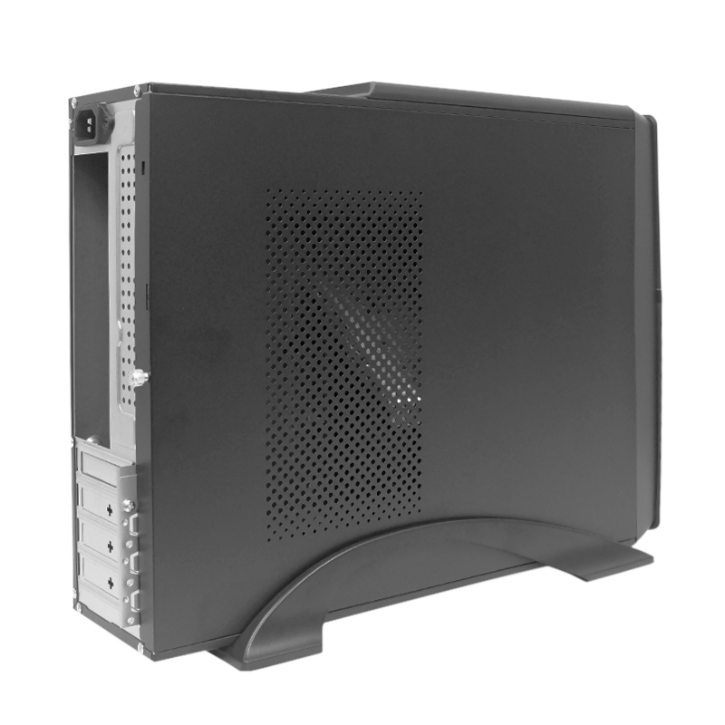 Case Teros Te-1039S, Slim, 250 W, USB 3.0 / USB 2.0, Audio Hd, Dvd, Negropresent