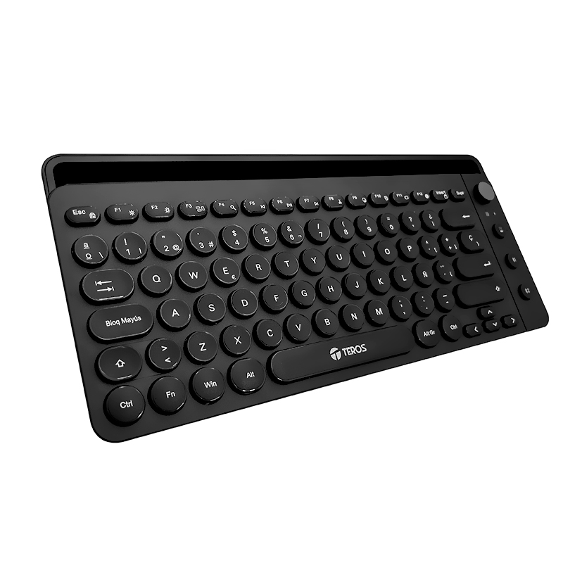 Teclado Inalámbrico Teros Te-4064N, 2.4 Ghz, Bluetooth 3.0 / 5.2, 80 Teclas, Negro @@