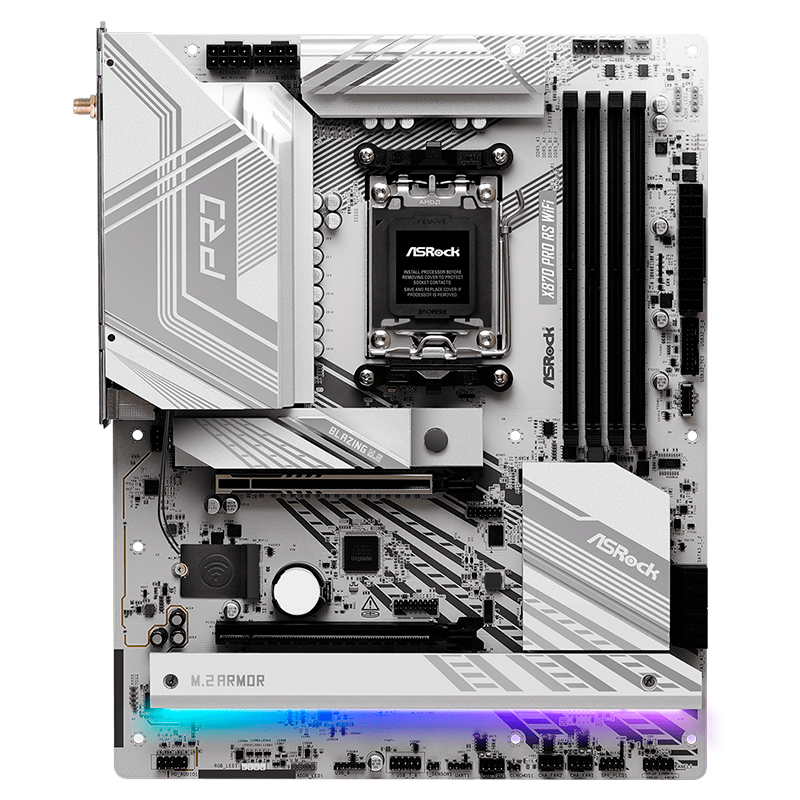 Motherboard Asrock X870 Pro Rs Wifi, Chipset AMD X870, Socket AMD Am5, Atxsoport