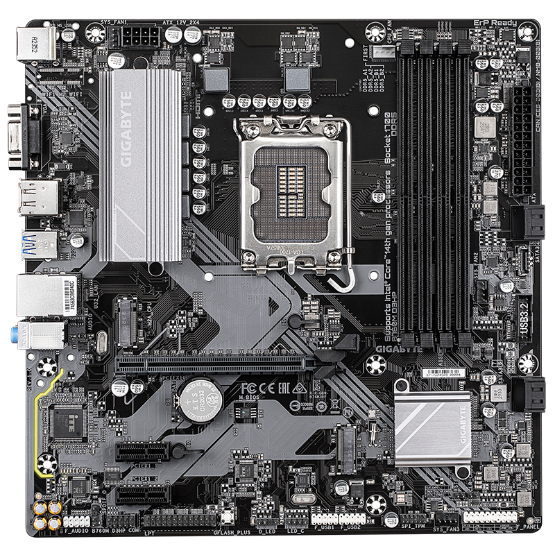 Motherboard Gigabyte B760M D3Hp, Chipset INTEL B760, Lga1700, Micro Atxsoporta P