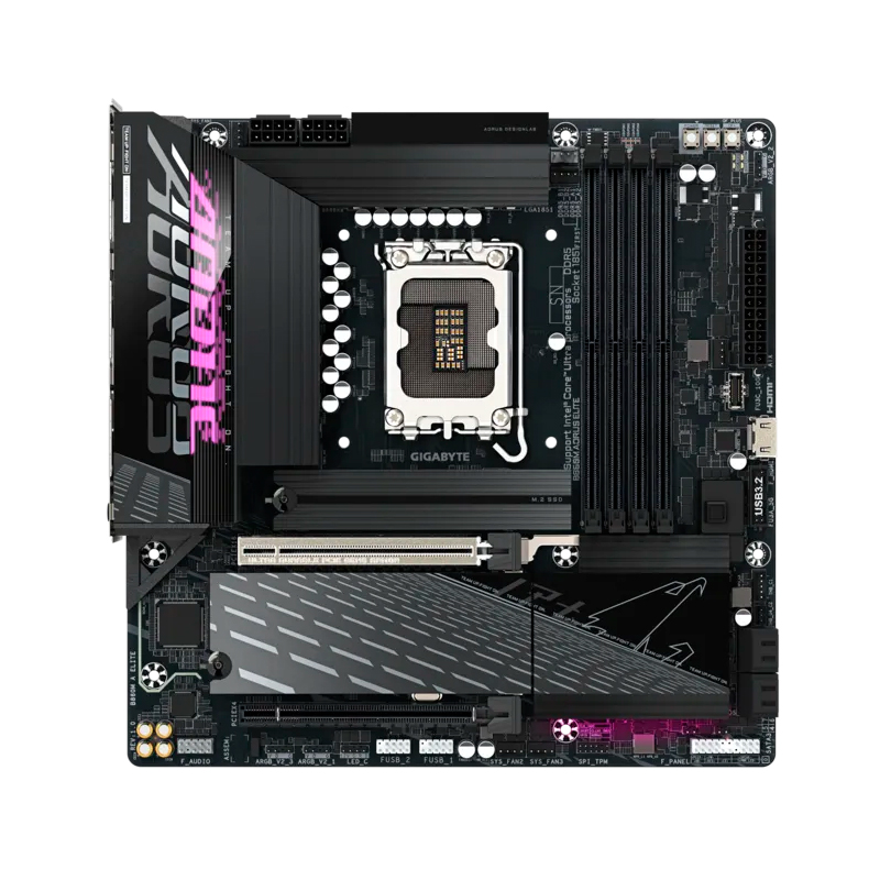 Motherboard Gigabyte B860M Aorus Elite, Chipset INTEL B860, Lga 1851, Matxsoport