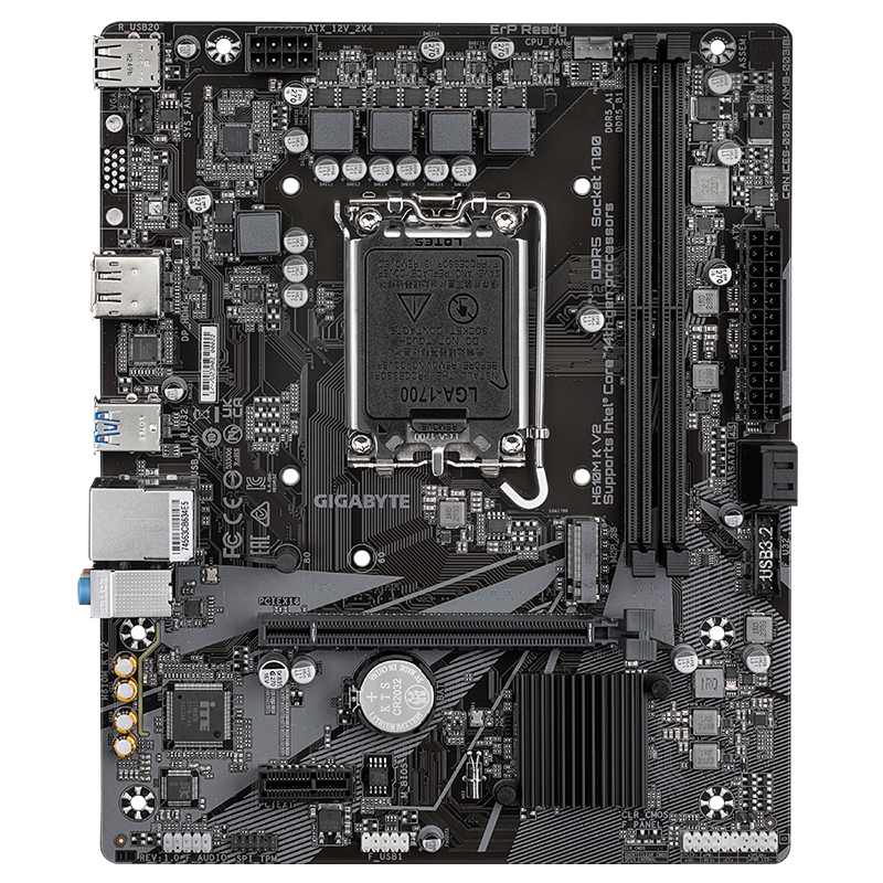 Motherboard Gigabyte H610M K V2, Chipset INTEL H610, Lga1700, Micro Atxsoporta P
