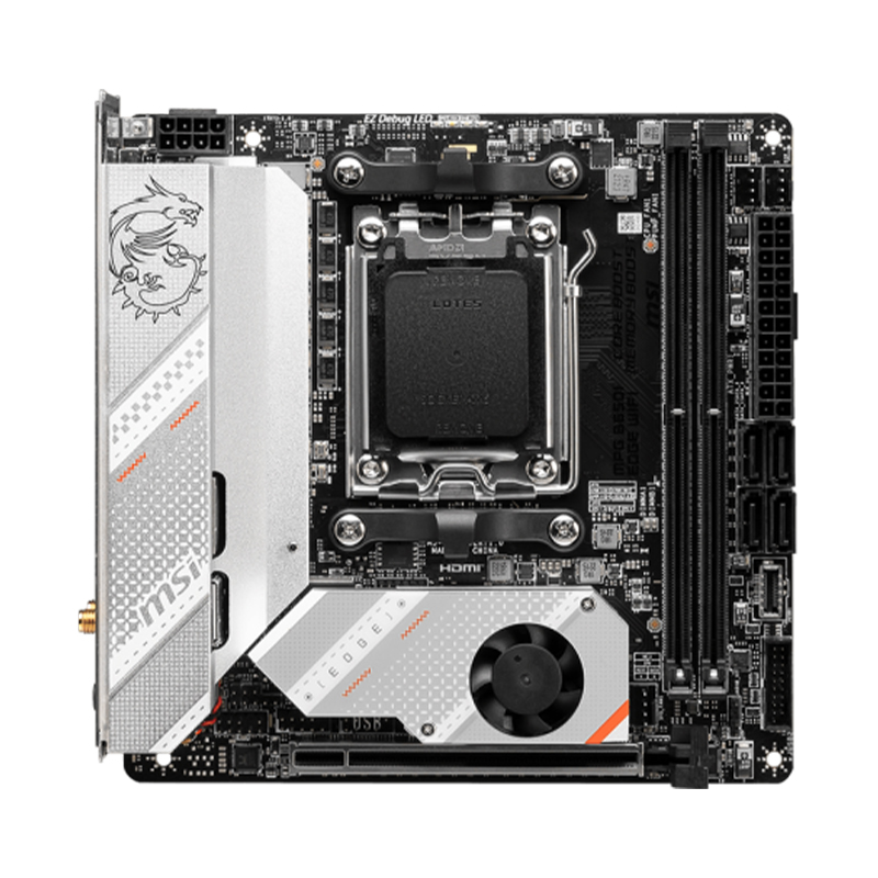 Motherboard MSI Mpg B650I Edge Wifi, Chipset AMD B650, Socket AMD Am5, Mini-Itxs