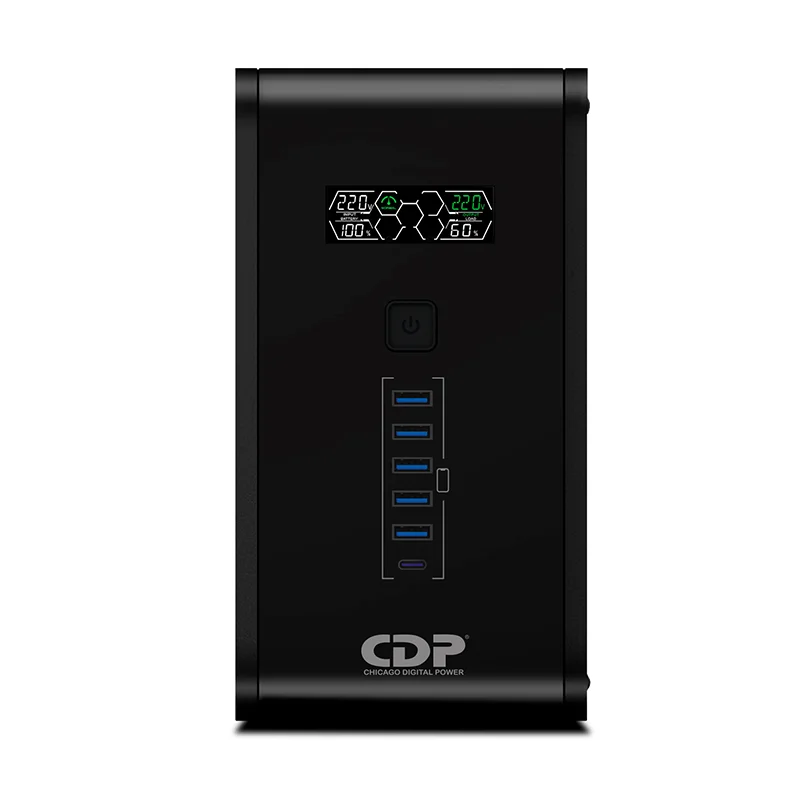UPS Interactivo Cdp (Chicago Digital Power) R-Smart 1510I, 1500Va/900Wes Un UPS