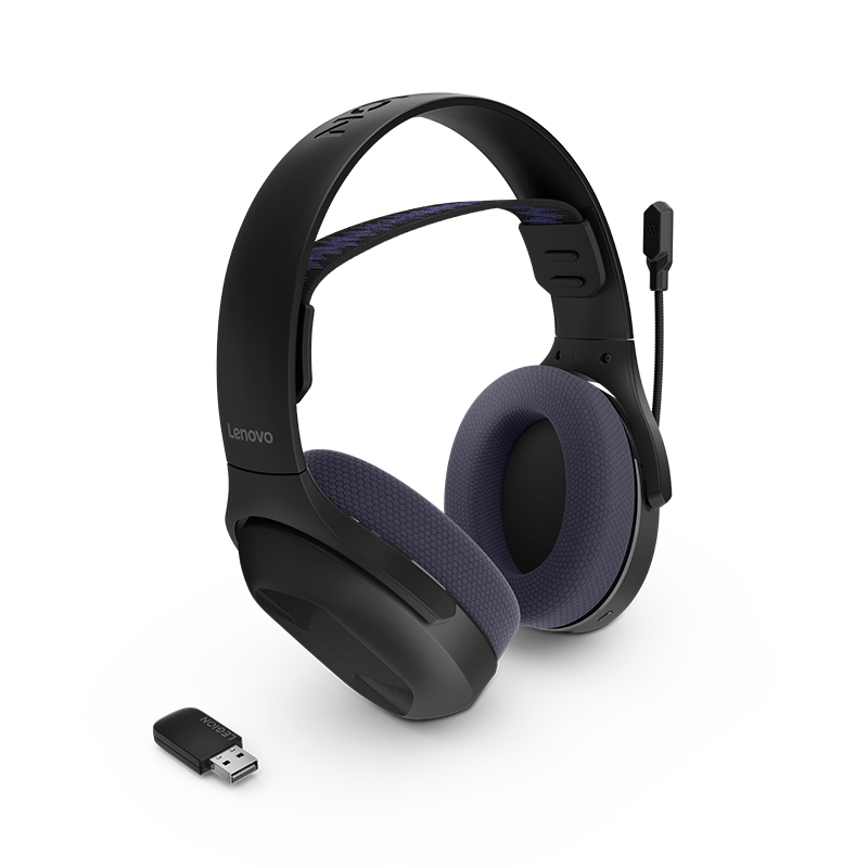 Auriculares Inalámbricos Para Juegos Lenovo Legion H410Sonido Envolvente Y Rendi