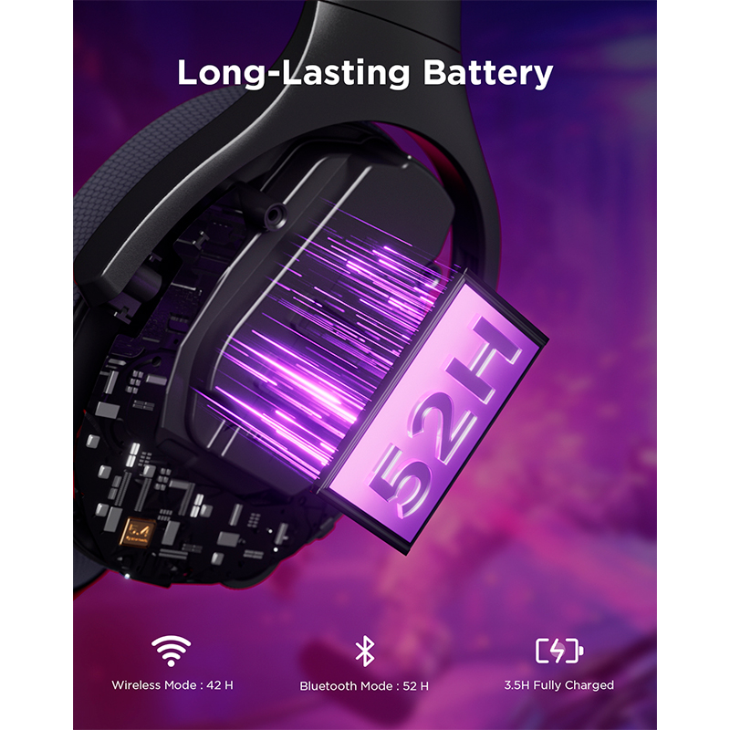 Auriculares Inalámbricos Para Juegos Lenovo Legion H410Sonido Envolvente Y Rendi
