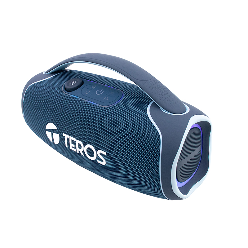 Parlante Teros Te-6045B, Color Azul, 60 Wpotencia Tu Música Con El Parlante Blue