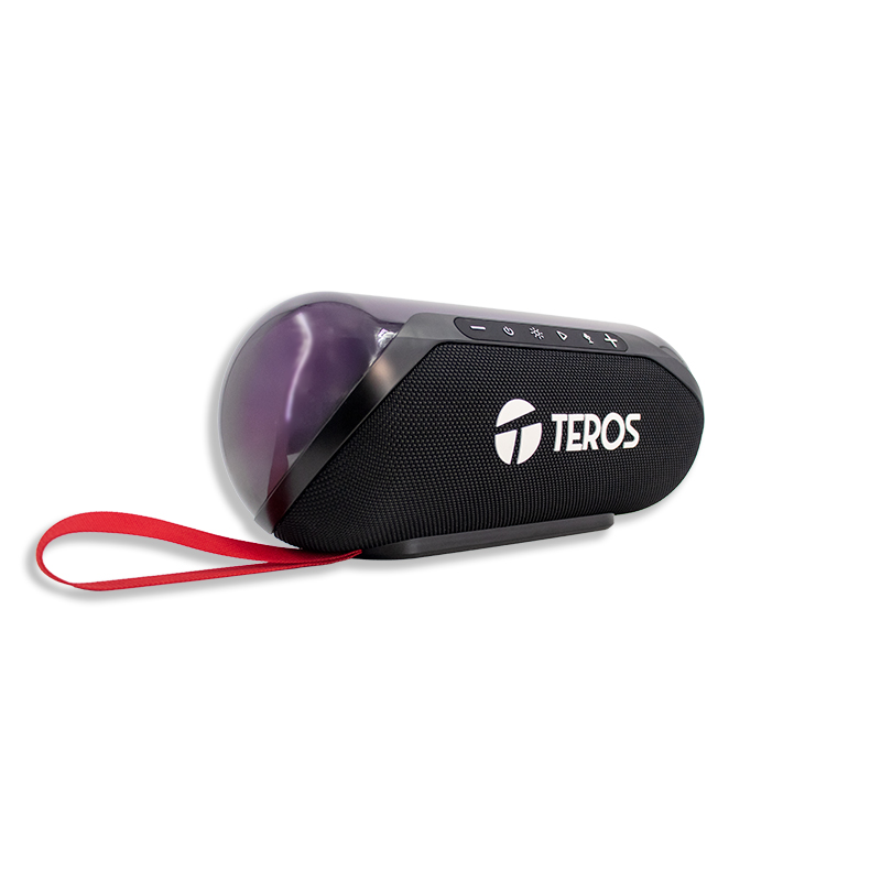 Parlante Inalámbrico Teros Te6047N, 20W, Bt: 5.3,Iluminación Rgb, Color Negrodis