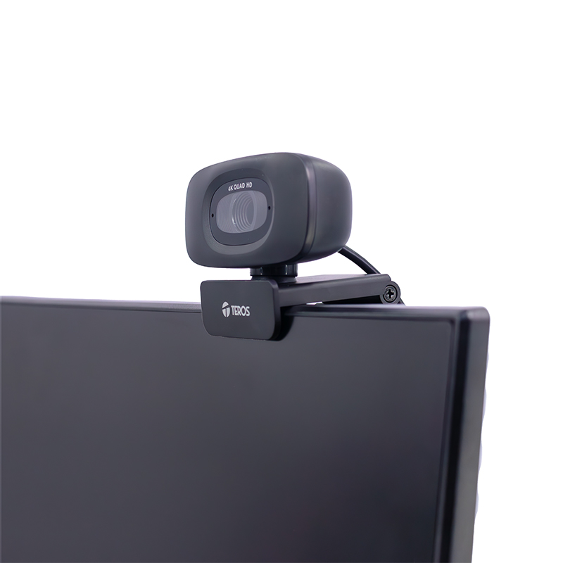 Webcam Teros Te-9073N, 4K, Micrófono Incorporado,Usb 2.0Descubre La Cámara Web T