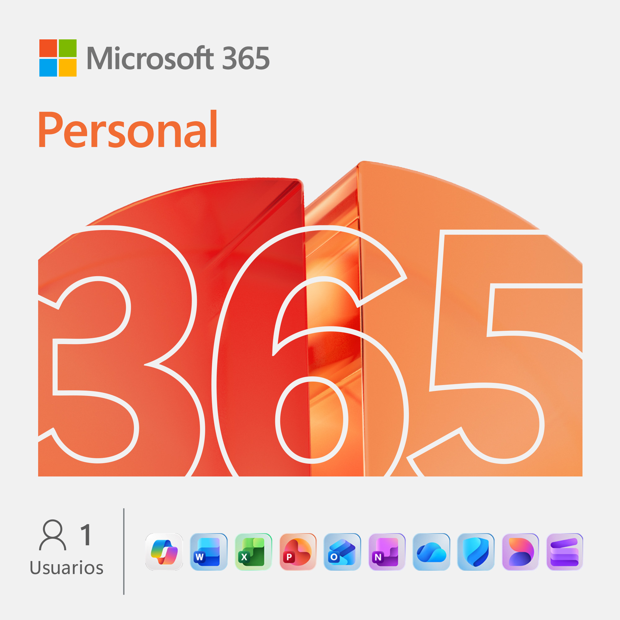 Licenciamiento Virtual (Esd) Microsoft 365 Personal (Licencia De 12 Meses / 1 Usuario