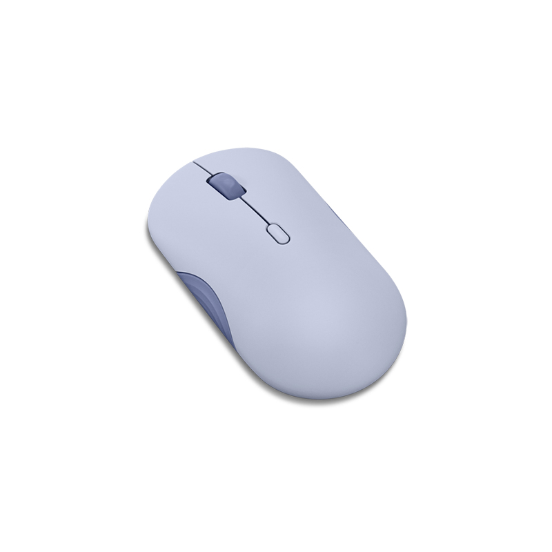 Mouse Lenovo 350 Silencioso, Interfaz Bluetooth, Color Uva Meta , Sin Bateríael