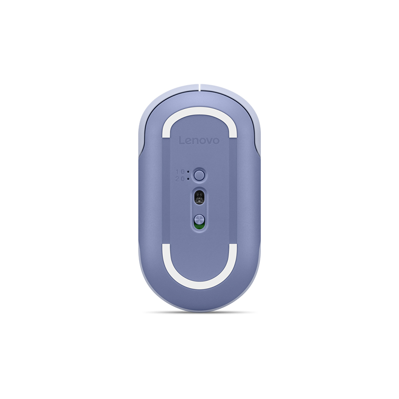 Mouse Lenovo 350 Silencioso, Interfaz Bluetooth, Color Uva Meta , Sin Bateríael