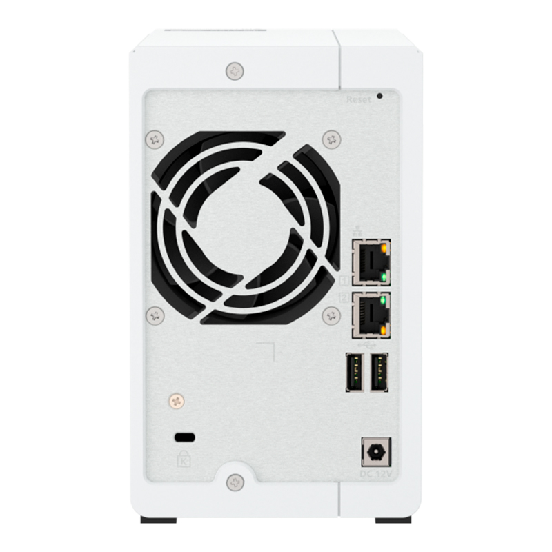 Servidor NAS Qnap Ts-216G, Arm Cortex A55 4C/2Ghz, 4GB RAM (On-Board), Bahias: 2X3.5