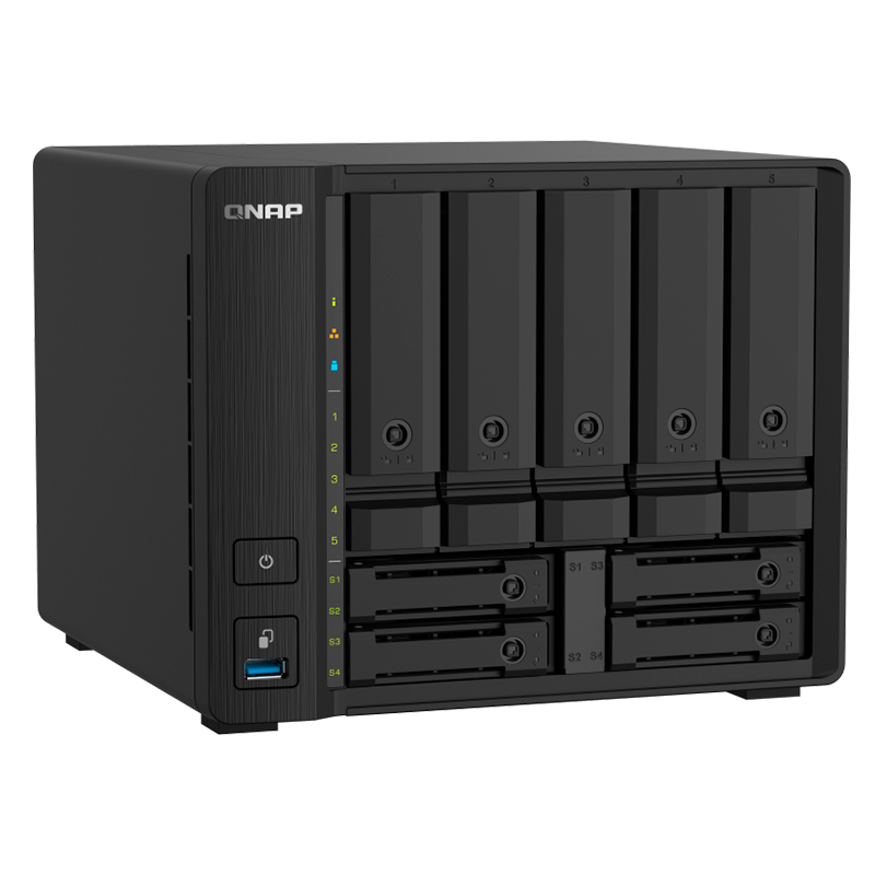 Servidor NAS Qnap Ts-932Px-4G Arm Cortex-A57 4C/1.7Ghz 4GB DDR4 Bahias: 5X3.5+4X2.5