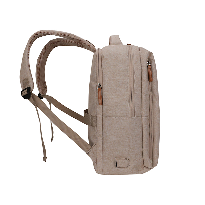 Backpack Teros City Iii Te-9046Bg, Para Notebooksde Hasta 15.6, Color Beigeelev