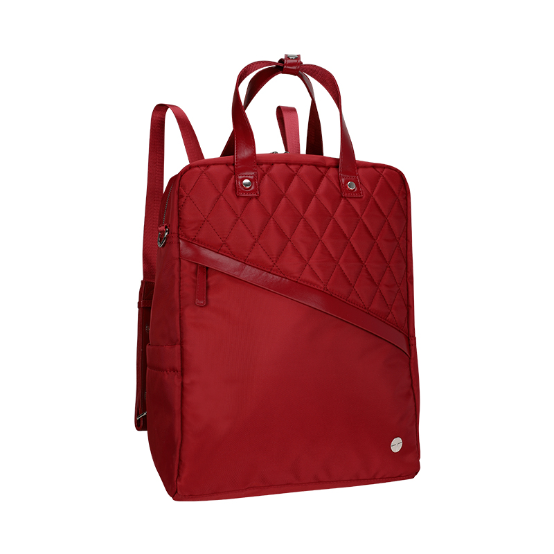 Backpack Teros Roseann Ii Te-9049Rd, Para Notebooks De Hasta 14.1, Color Rojolu