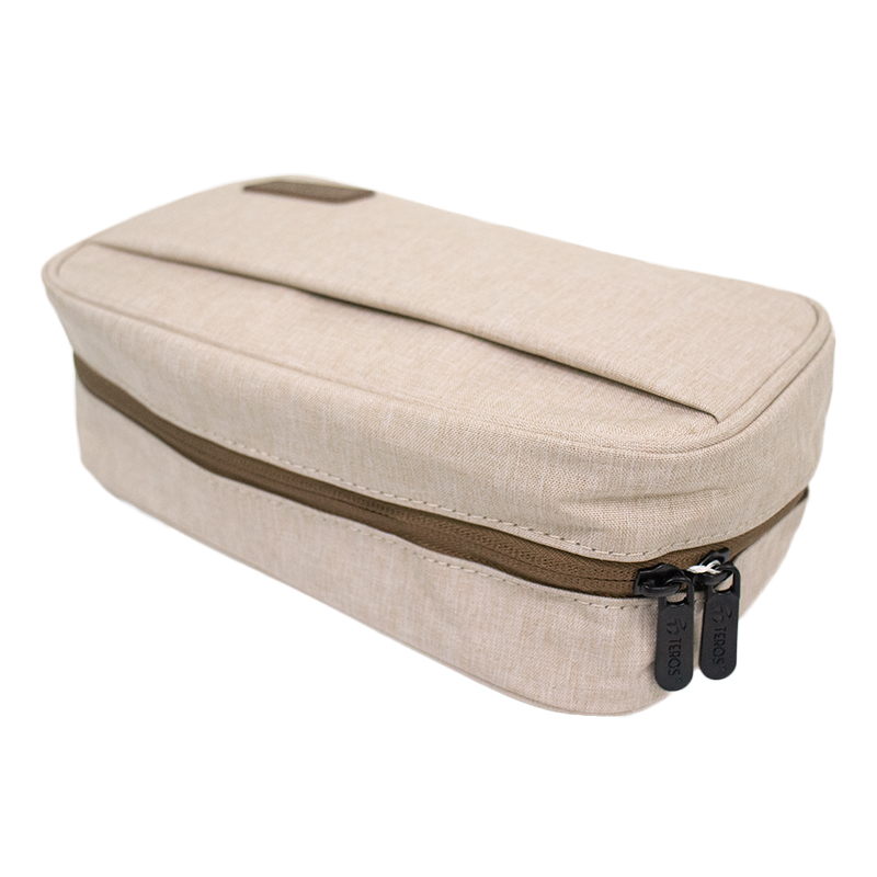 Cartuchera / Estuche / Organizador / Portacables Teros Te-Acs9015, Beigecartuche