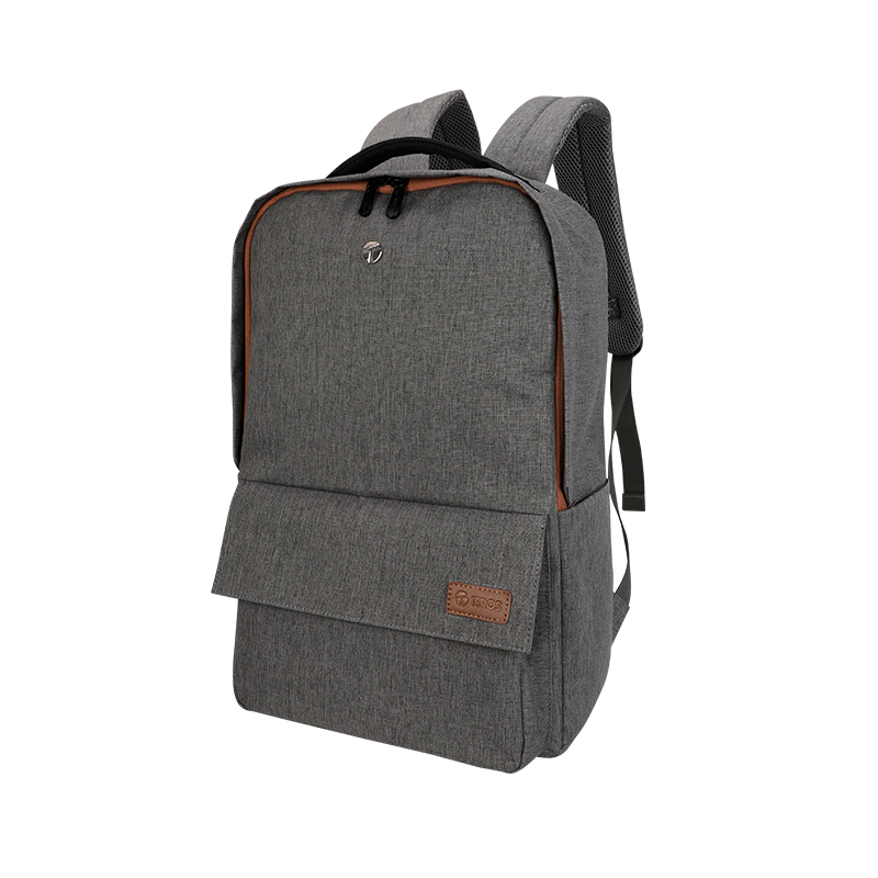 Backpack Teros City Ii Te-9028-2Gr, Para Notebooks De Hasta 15.6 - Color Grismu