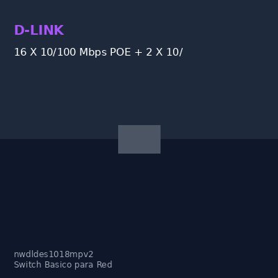 16 X 10/100 Mbps POE + 2 X 10/