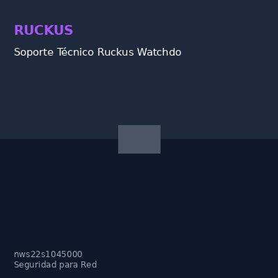 Soporte Técnico Ruckus Watchdog, Usuario Final, Reemplazo Anticipado De Piezas , 1 Añ