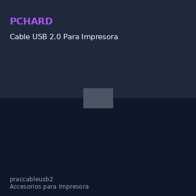 Cable USB 2.0 Para Impresora