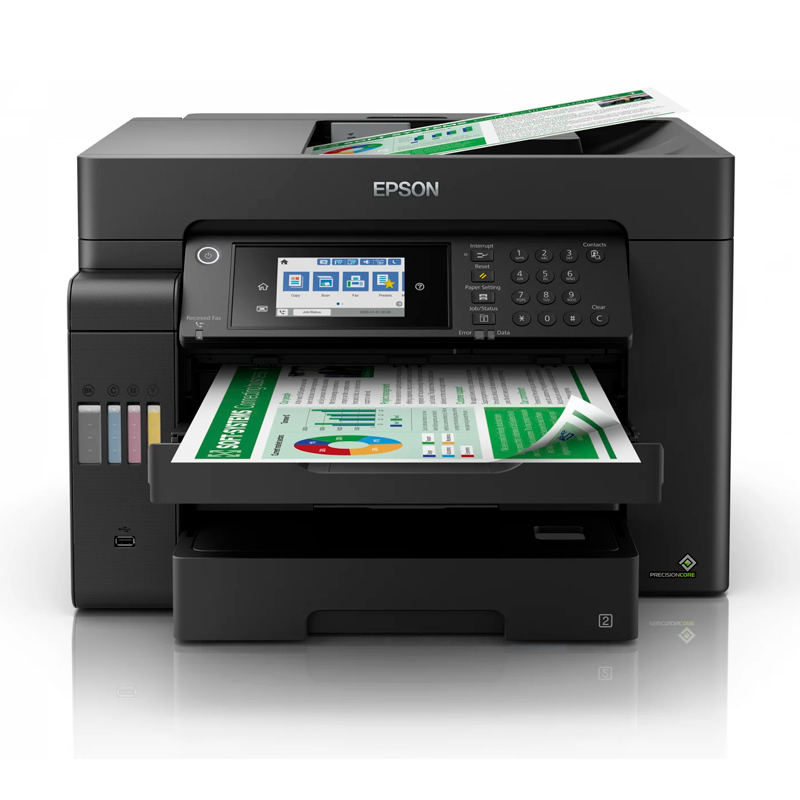 Multifuncional De Tinta Epson Ecotank L15150, Imprime/Escanea/Copia/Fax/Wi-Fi/Usb/Eth