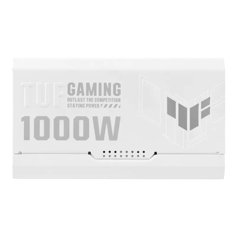 Fuente De Alimentación Asus Tuf Gaming 1000W Goldwhite Edition, 80 Plus Gold, Formato