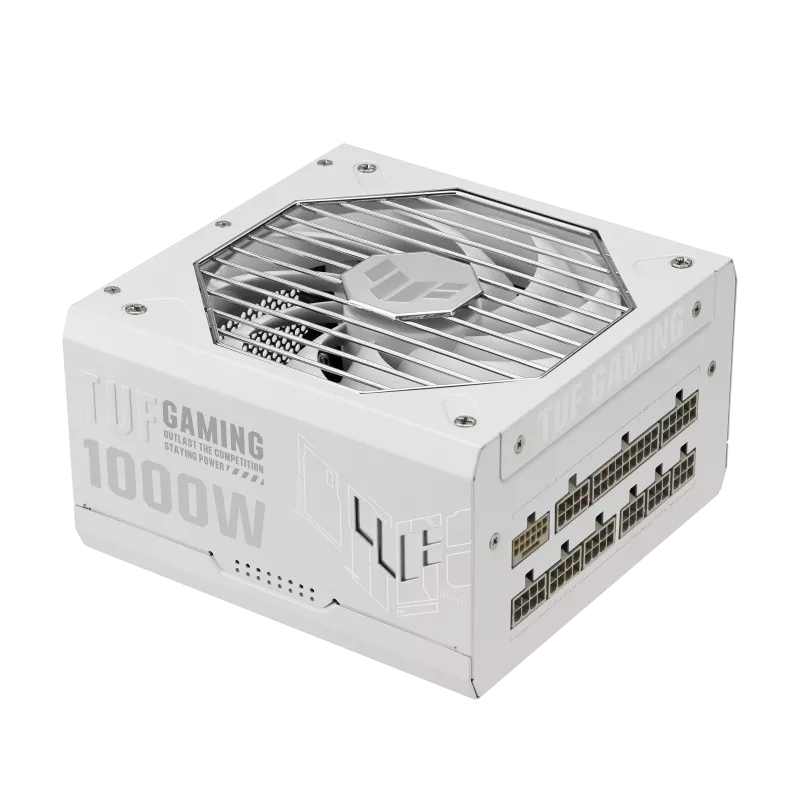 Fuente De Alimentación Asus Tuf Gaming 1000W Goldwhite Edition, 80 Plus Gold, Formato