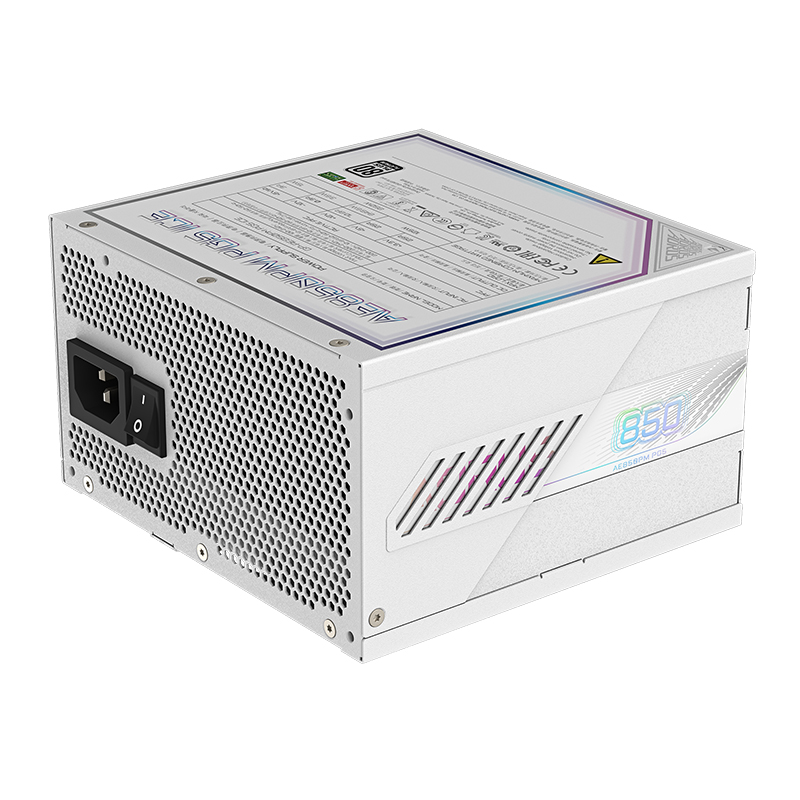 Fuente De Alimentación Gigabyte Gp-Ae850Pm Pg5 Ice, 850W, 80 Plus Platinum, Formato A