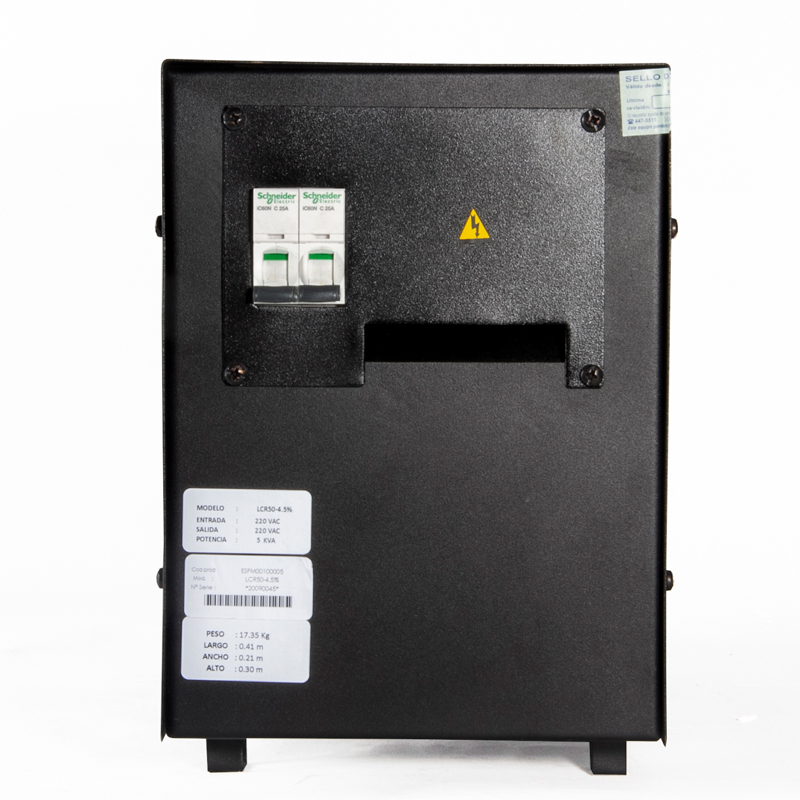Estabilizador Elise - Ieda Power Safe Lcr60-4.5 ,Solido, Monofásico, 6.0Kva.tecn