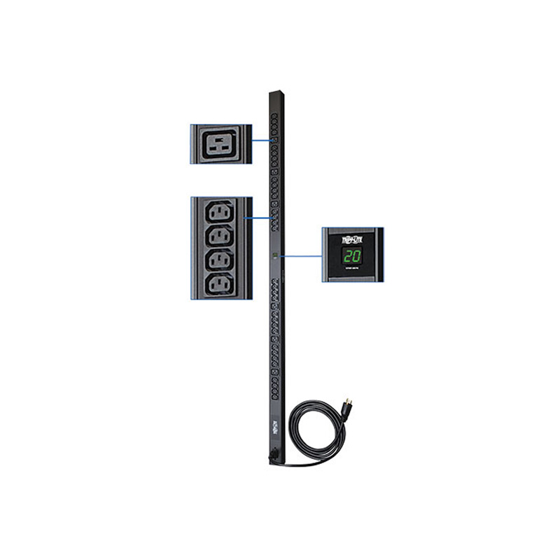 Unidad De Distribución De Energía Tripp-Lite Pdumv20Hv, Monofásico Con Medidor Digita