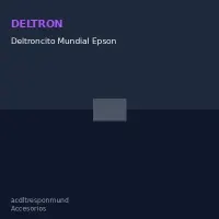Deltroncito Mundial Epson