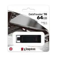 Memoria Flash USB Kingston Datatraveler 70, 64Gb,Usb-C 3.2 Gen1, Presentación En Colg
