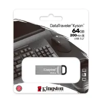 Memoria Flash USB Kingston Datatraveler Kyson, 64Gb, USB 3.2 Gen 1, Platapresent
